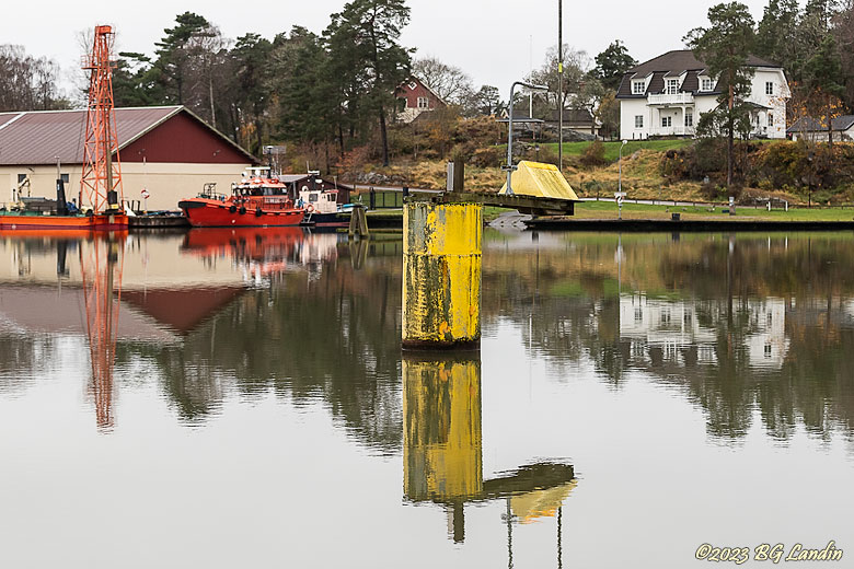 Farledsmarkering i Åkers sjö