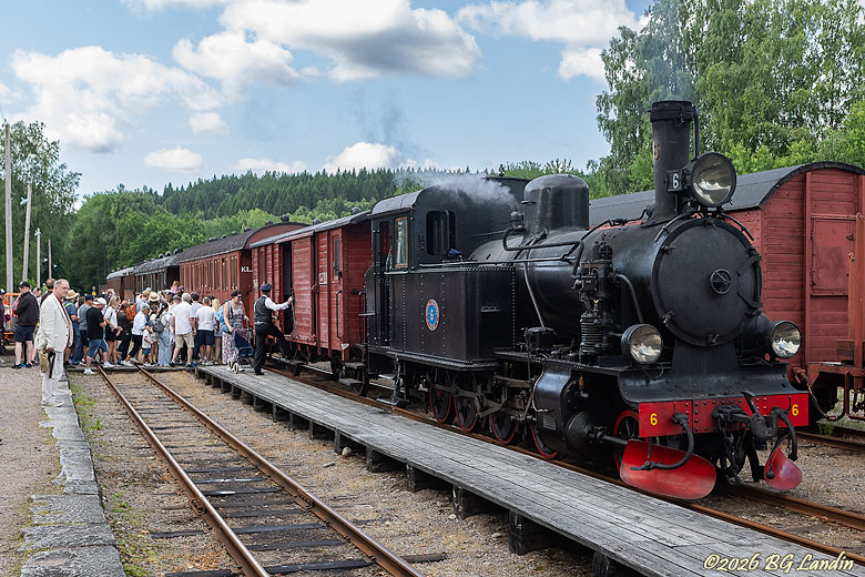 Ångtåg i Anten