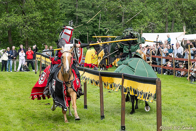 Dubbelträff i tornerspel