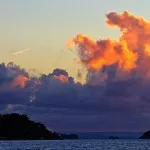 Sensommarhimmel över Mjörn